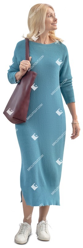 Woman shopping person png (8385)