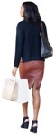 Woman shopping people png (9630) - miniature