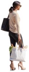 Woman shopping person png (10230) - miniature