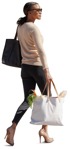 Woman shopping person png (9670) - miniature