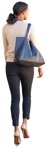 Woman shopping cut out people (10377) - miniature