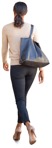 Woman shopping cut out people (10378) - miniature
