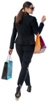 Woman shopping person png (10464) - miniature