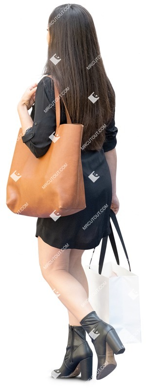 Woman shopping people png (13367)