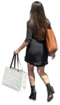 Woman shopping people png (12906) - miniature