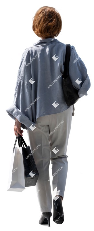 Woman shopping people png (12792)