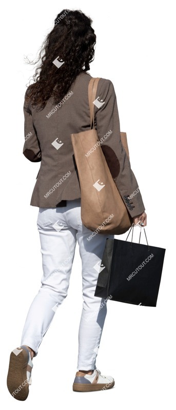 Woman shopping people png (14976)
