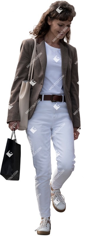 Woman shopping people png (15146)