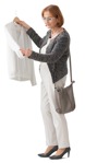 Woman shopping people png (14123) - miniature