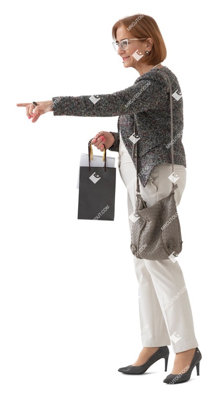 Woman shopping people png (13995)