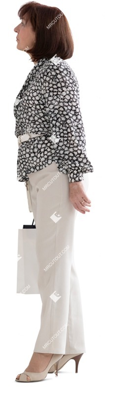 Woman shopping people png (15506)