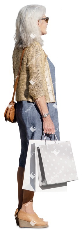 Woman shopping people png (15377)