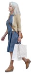 Woman shopping person png (15170) | MrCutout.com - miniature
