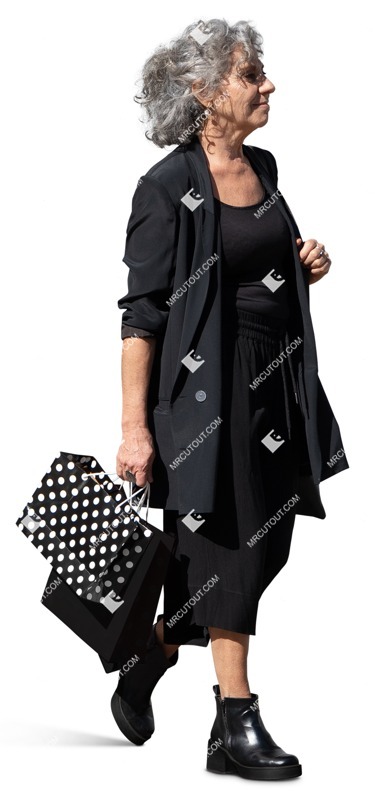 Woman shopping people png (16208)