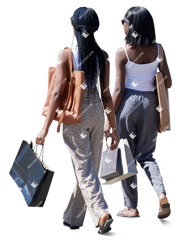 Woman shopping person png (15657)