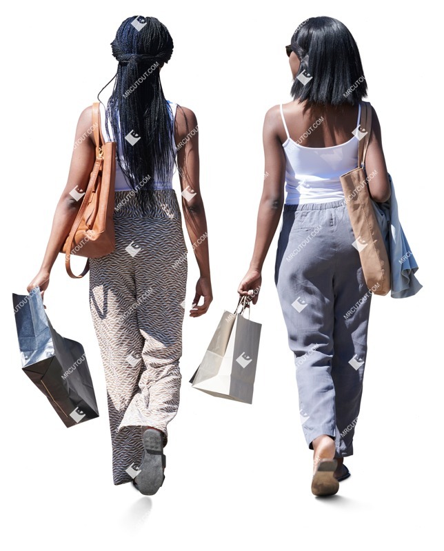 Woman shopping person png (15853)