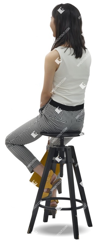 Woman sitting people png (8108)