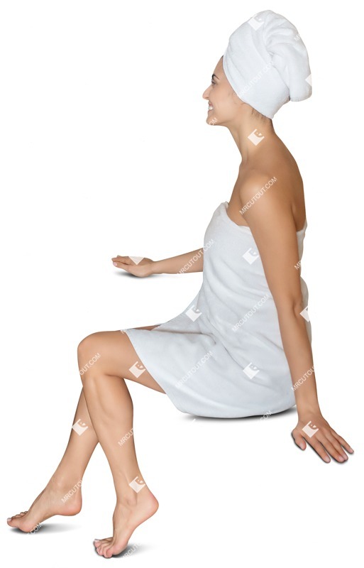 Woman sitting people png (8669)