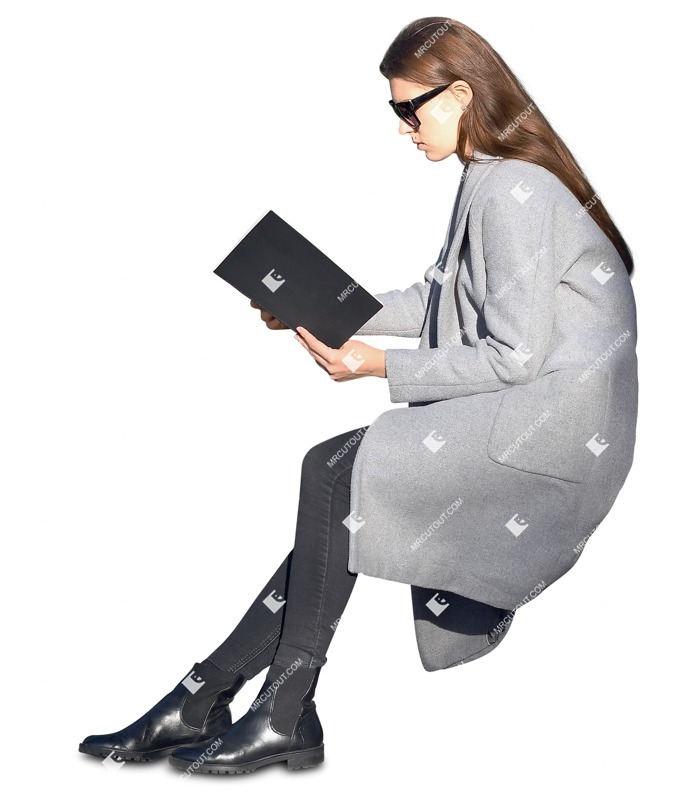 Woman sitting people png (10246)