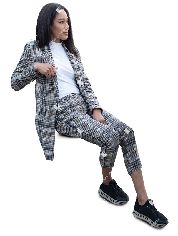 Woman sitting photoshop people (13983)