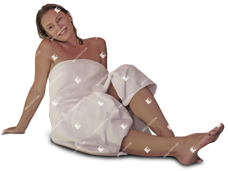 Woman sitting people png (6008)