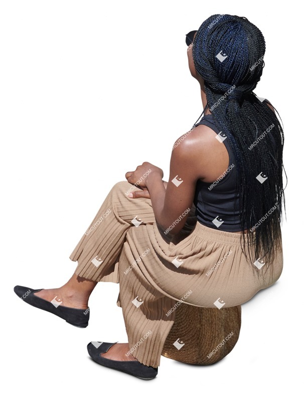 Woman sitting png people (17509)
