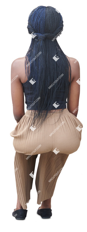 Woman sitting person png (20356)