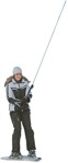 Cut out people - Woman Skiing 0008 | MrCutout.com - miniature