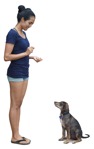 Woman standing people png (807) - miniature