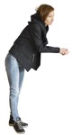 Woman standing people png (2050) - miniature