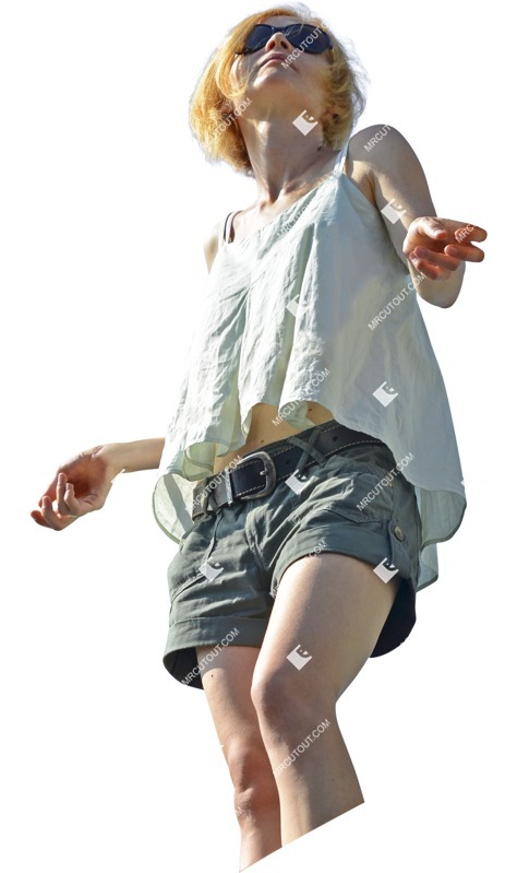 Woman standing people png (2379)