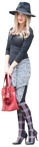 Woman standing people png (2892) - miniature