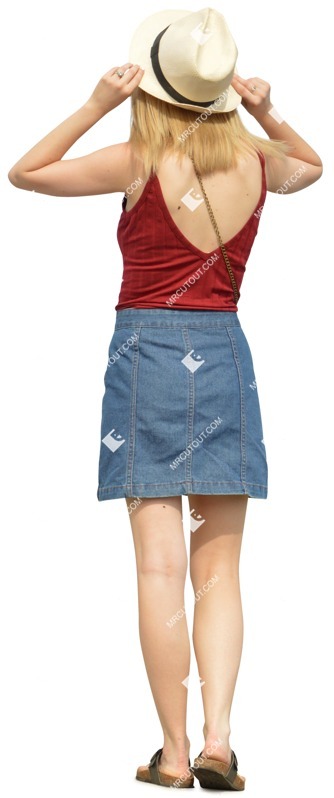 Woman standing person png (2968)