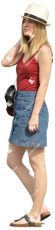 Woman standing person png (3102)