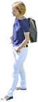 Woman standing person png (3768) - miniature