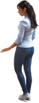 Woman standing png people (4849) - miniature