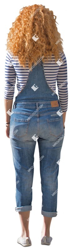 Woman standing cut out pictures (5609)