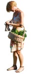 Woman standing people png (1225) - miniature