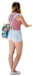 Woman standing person png (6966) - miniature