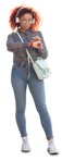 Woman standing png people (7614) - miniature