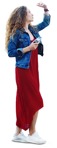 Woman standing person png (7668) - miniature