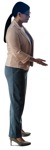 Woman standing people png (8013) - miniature