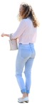 Woman standing person png (8467) - miniature