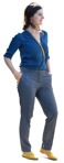 Woman standing people png (8491) - miniature