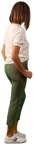 Woman standing cut out pictures (8684) - miniature