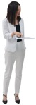 Woman standing people png (9019) - miniature