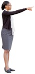 Woman standing people png (9802) - miniature