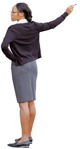 Woman standing people png (9619) - miniature