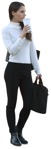 Woman standing people png (10109) - miniature