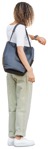 Woman standing png people (10747) - miniature